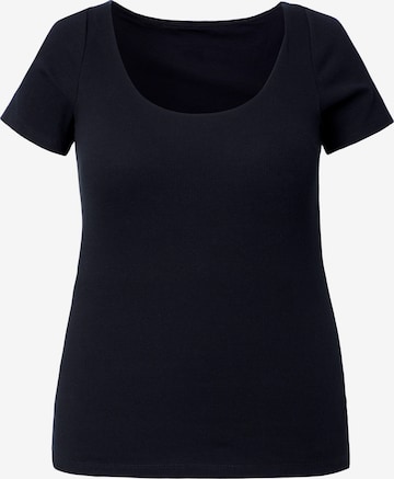 Ulla Popken Shirt in Black: front