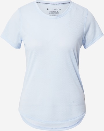 UNDER ARMOUR Functioneel shirt 'Streaker' in Blauw: voorkant