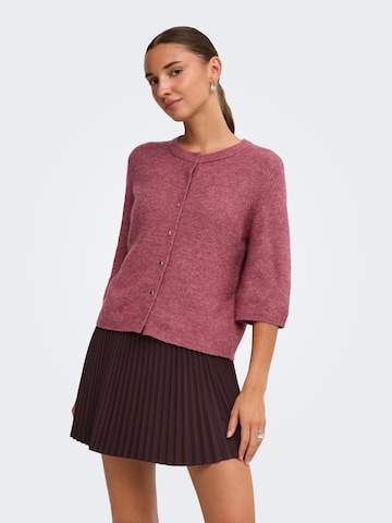Cardigan 'JDYLumi' JDY en rose : devant