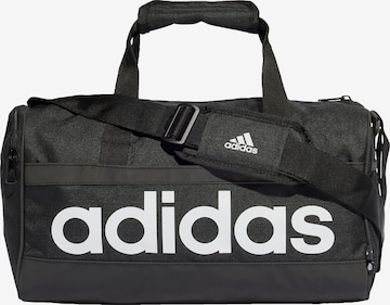 ADIDAS SPORTSWEAR Sportovní taška 'Essentials Linear Extra Small' – černá: přední strana