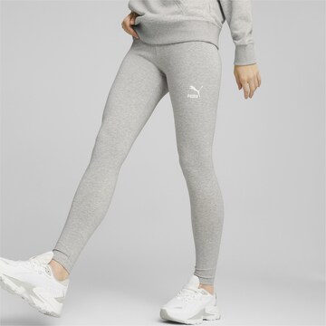 PUMA Skinny Leggings in Grey: front