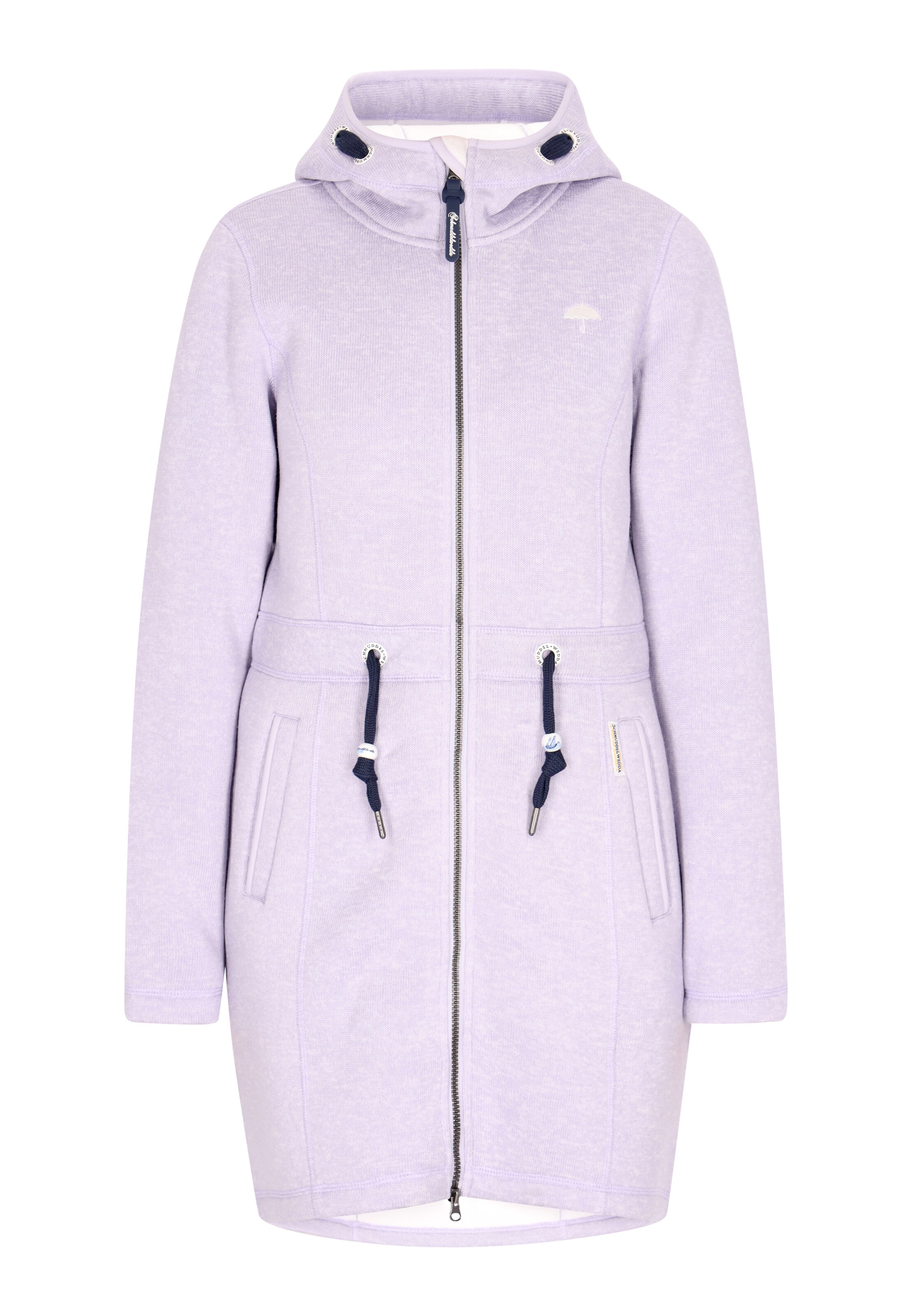 Schmuddelwedda Fleecejacke in Lila: Vorderseite