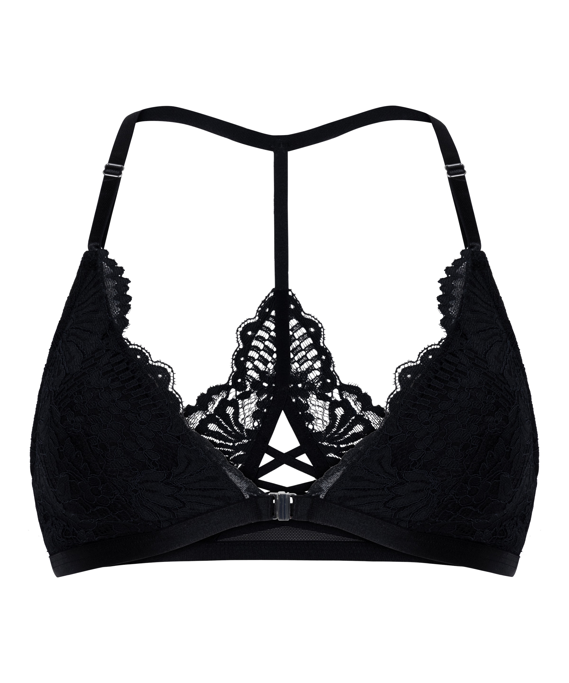 Triangolo Reggiseno 'Whitney' di Hunkemöller in nero: frontale
