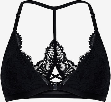 juoda Hunkemöller Trikampė Liemenėlė 'Whitney': priekis