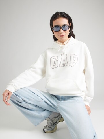 GAP Sweatshirt 'HERITAGE' in Weiß: Vorderseite