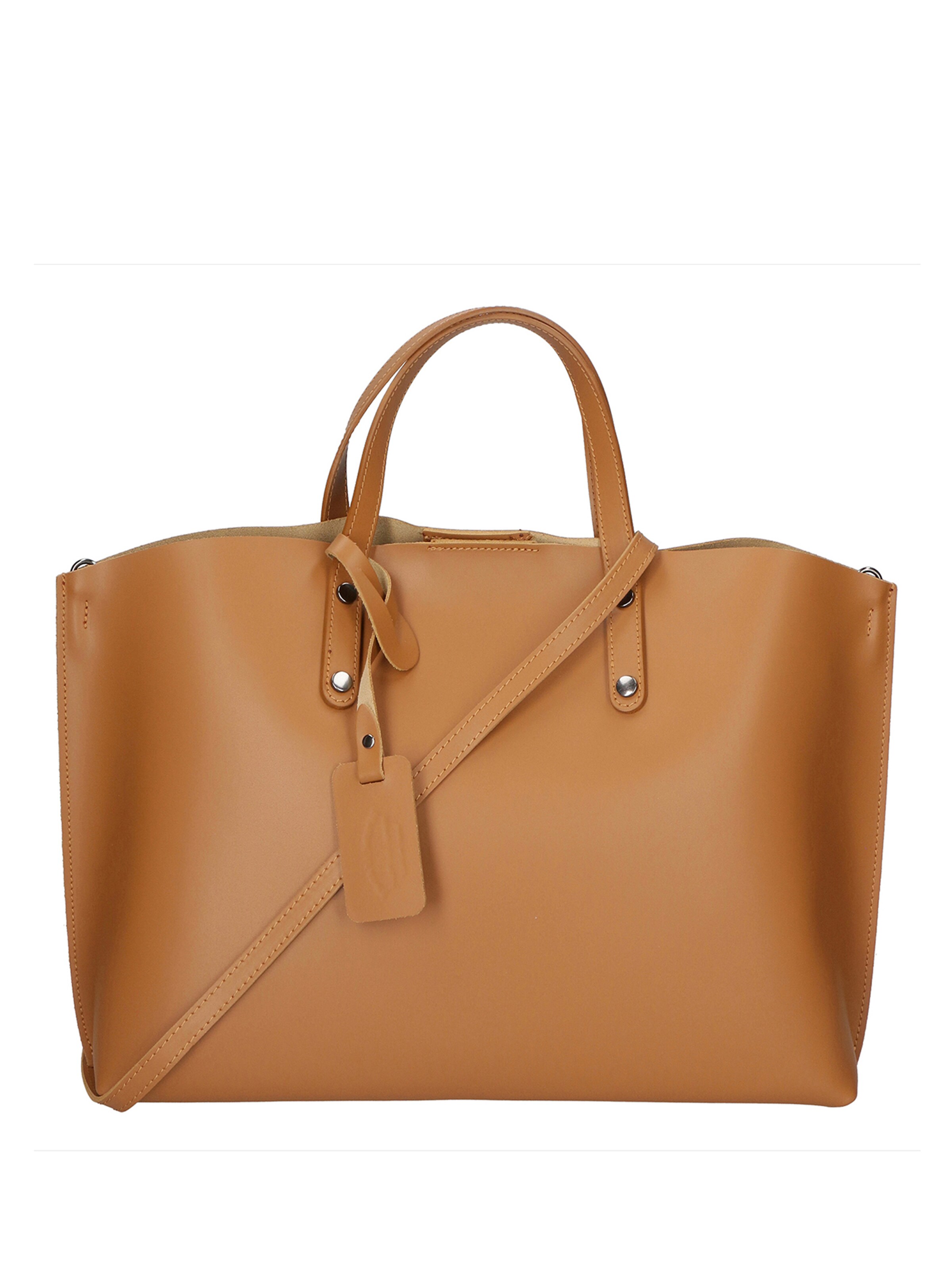 Gave Lux Handtas in Bruin: voorkant