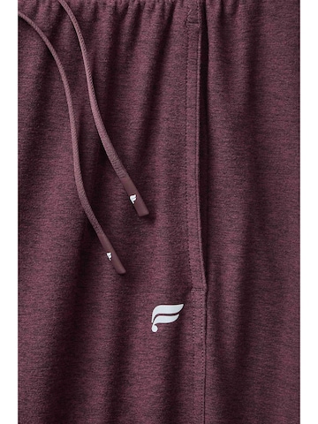 Fabletics Wide leg Sports trousers 'JERSEY WIDE LEG PANT' in Red