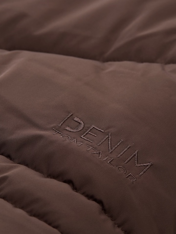 TOM TAILOR DENIM Wintermantel in Bruin