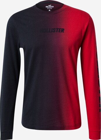 HOLLISTER Тениска в червено: отпред