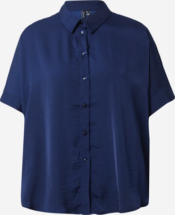 VERO MODA Blouse 'KATRINE' in Blauw: voorkant