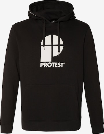 Pull-over 'CLASSIC LOGO HOODY' PROTEST en noir : devant