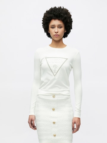 smėlio GUESS Megztinis 'SASHA': priekis