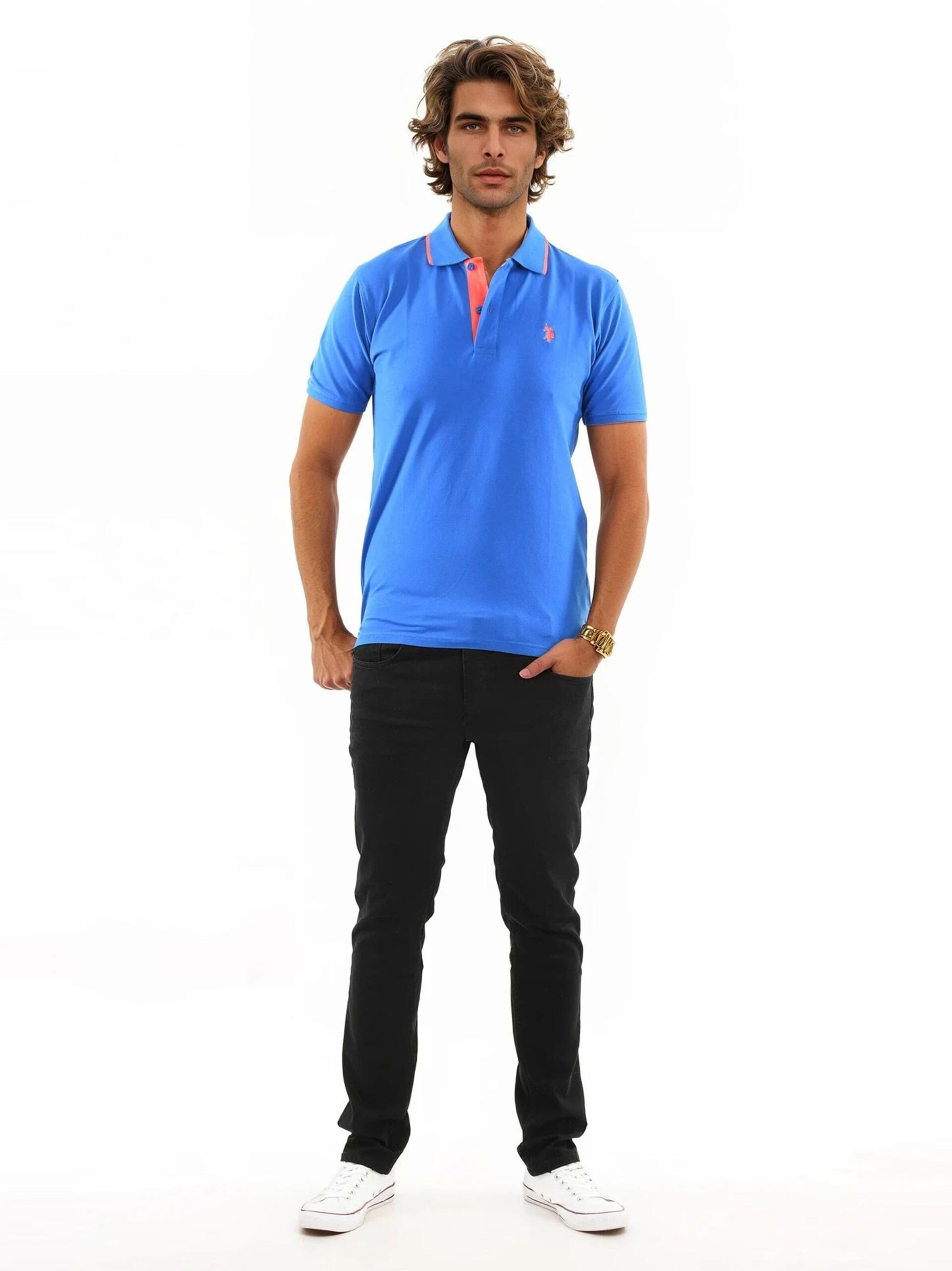 U.S. POLO ASSN. Poloshirt in Blau
