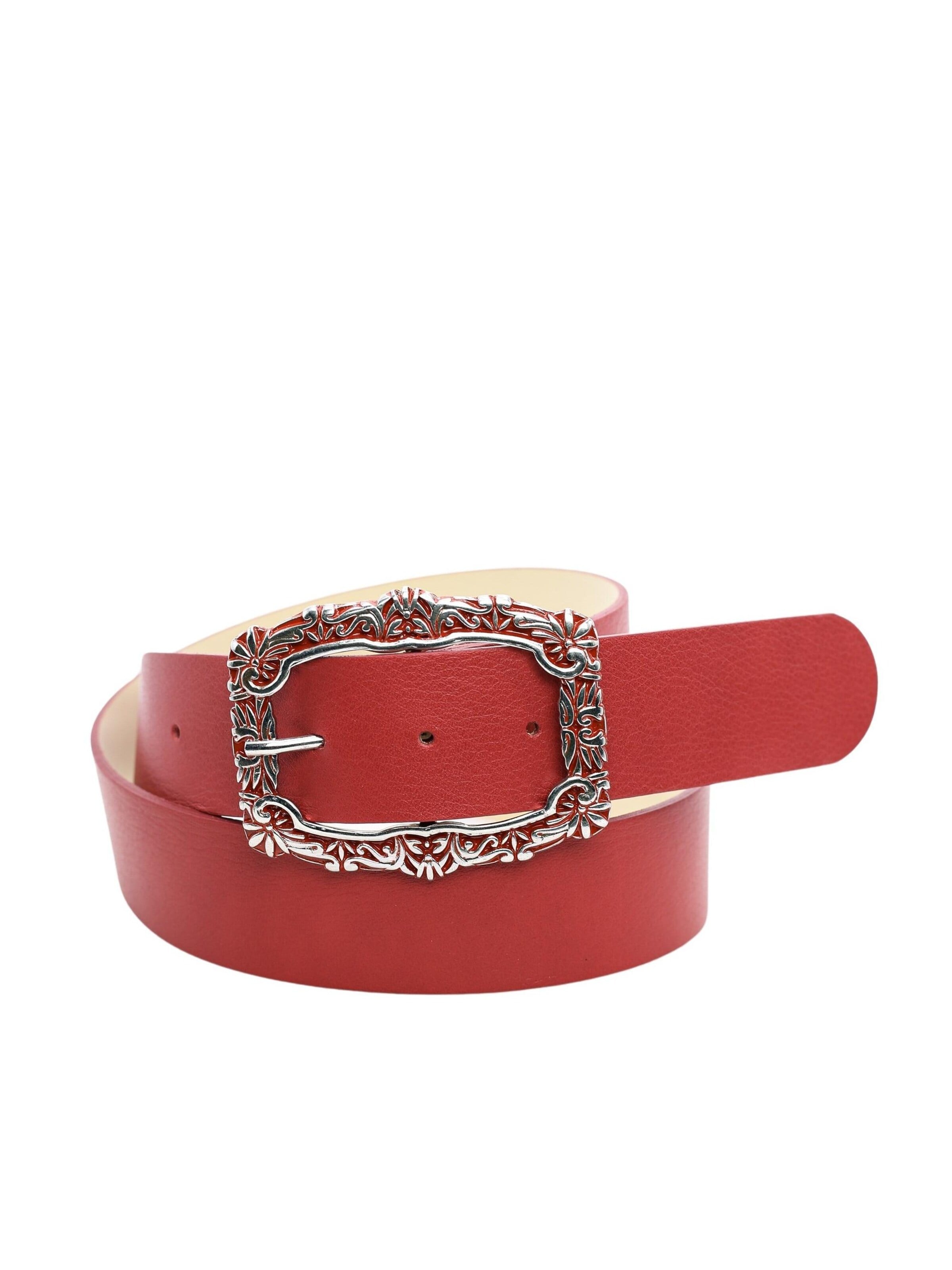 COLLEZIONE ALESSANDRO Belt 'LoloRosso' in Red: front