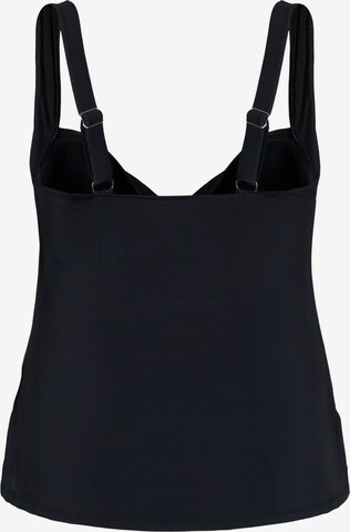 Swim by Zizzi - Soutien de tecido Top de tankini 'SBASIC' em preto