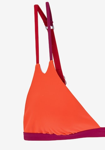 Triangolo Top per bikini 'Yella' di s.Oliver in arancione