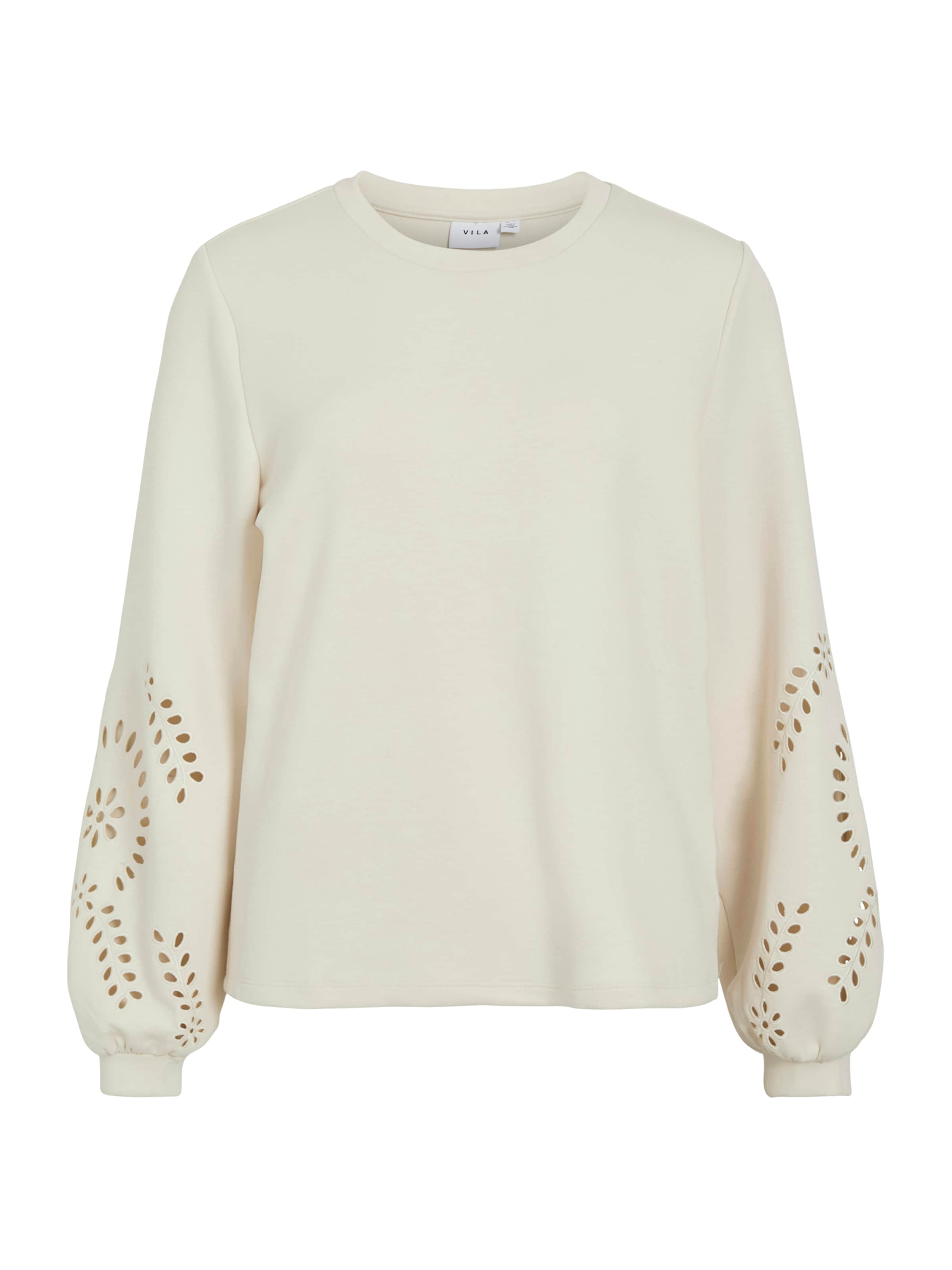 VILASweater majica 'VISandy' - bež boja: prednji dio