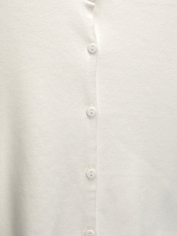 Pull&Bear Плетена жилетка в бяло