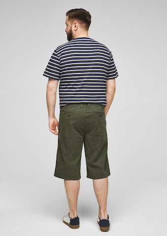 s.Oliver Men Big Sizes جينز واسع سراويل من القماش القطني بلون أخضر