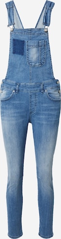 LTB Slimfit Ogrodniczki jeansowe 'Carmin' w kolorze niebieski: przód