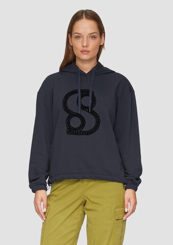 Sweat-shirt s.Oliver en bleu : devant