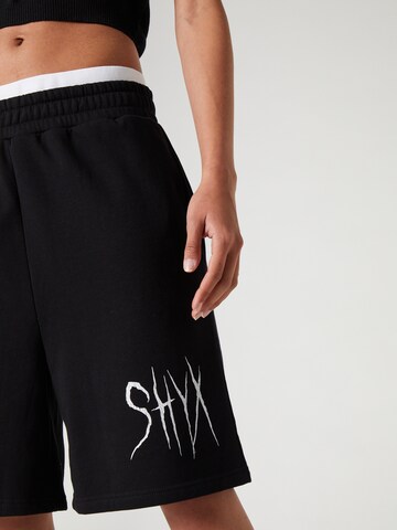 SHYX Loosefit Kalhoty 'Lexa' – černá