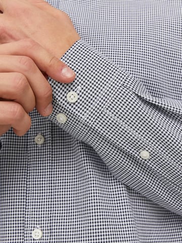 JACK & JONES Comfort fit Button Up Shirt 'Belfast' in Blue