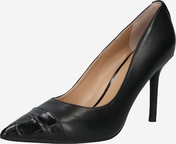 Lauren Ralph Lauren - Zapatos con plataforma en negro: frente
