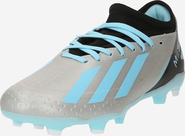 ADIDAS PERFORMANCE Soccer shoe 'X Crazyfast Messi.3' in Silver: front