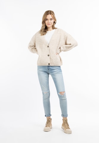 DreiMaster Vintage Knit cardigan in Beige