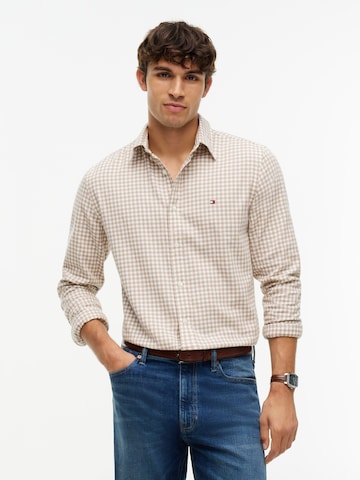 TOMMY HILFIGER Regular Fit Paita värissä beige: etupuoli