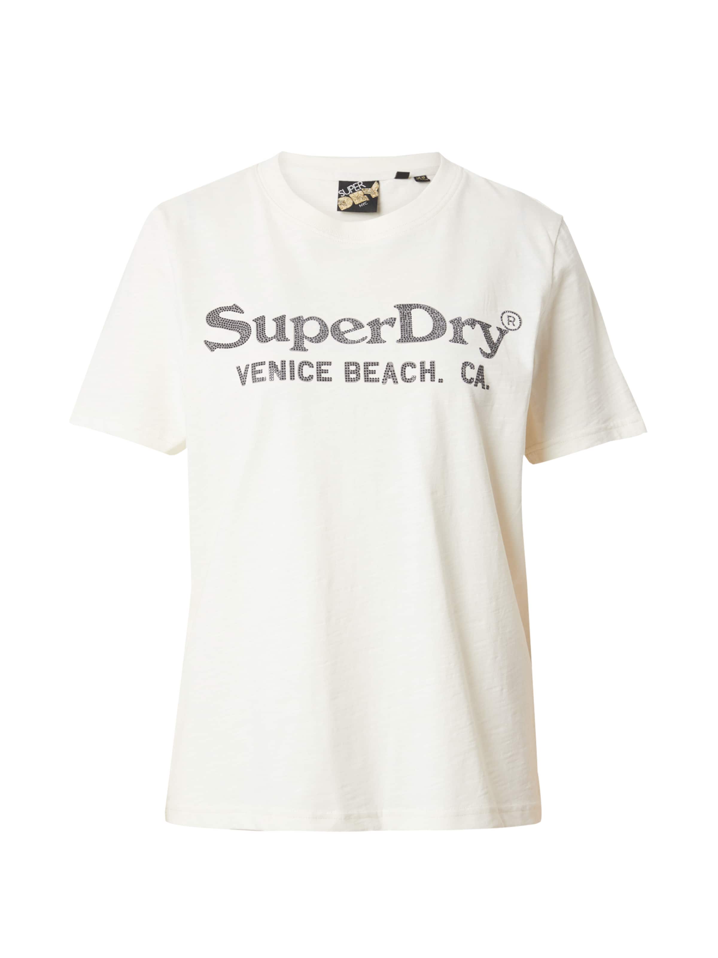 T-shirt 'Venue' Superdry en beige : devant