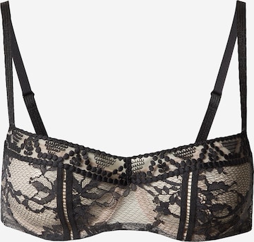 PASSIONATA Bustier BH in Zwart: voorkant