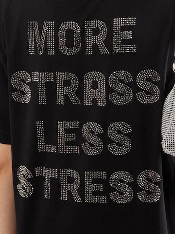 T-shirt 'STREPITOSO' PINKO en noir