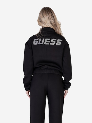 Felpa 'CECILIA SCUBA ZIP V4BQ14 K7UW2' di GUESS in nero