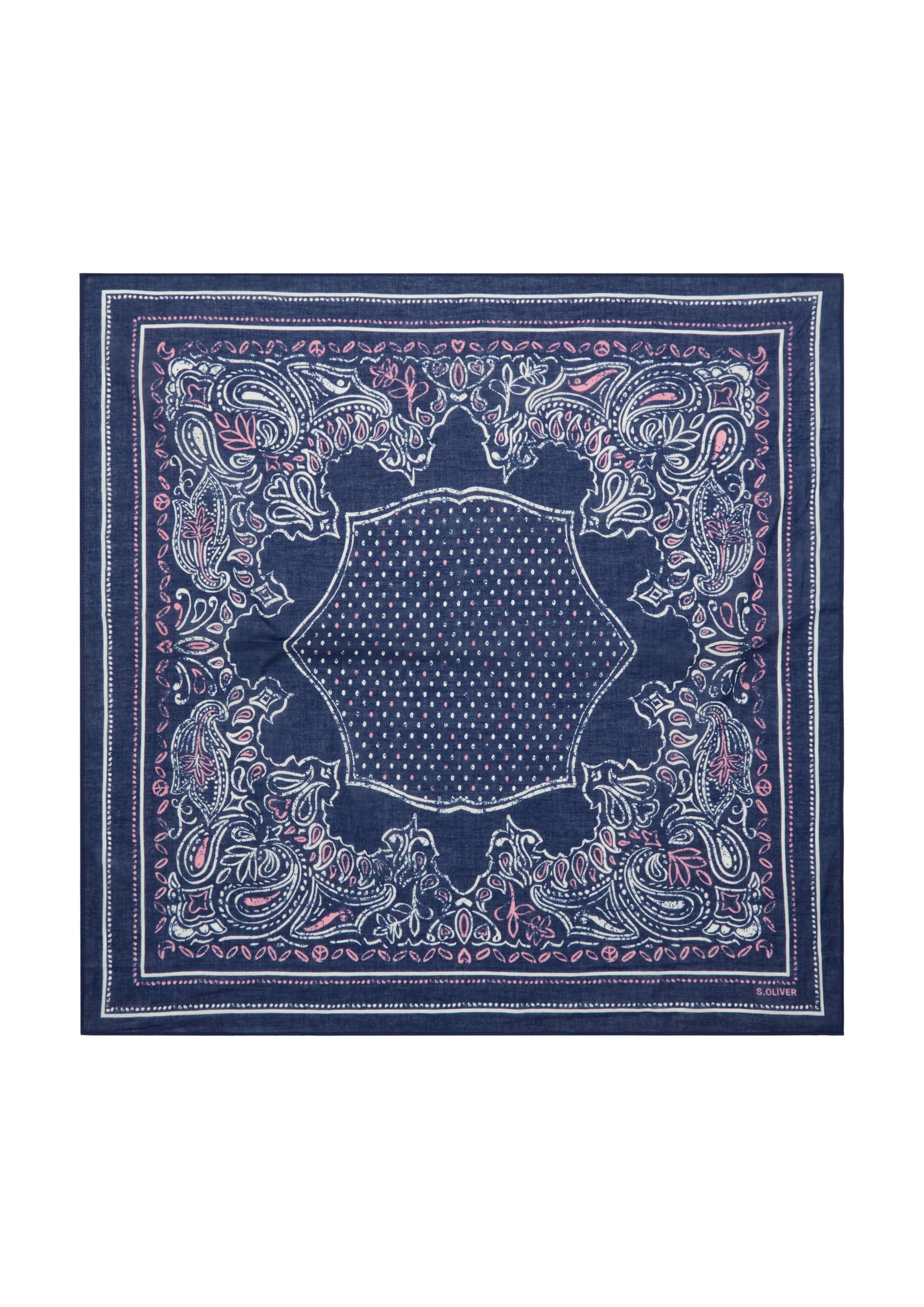 s.Oliver Doek in Blauw: voorkant