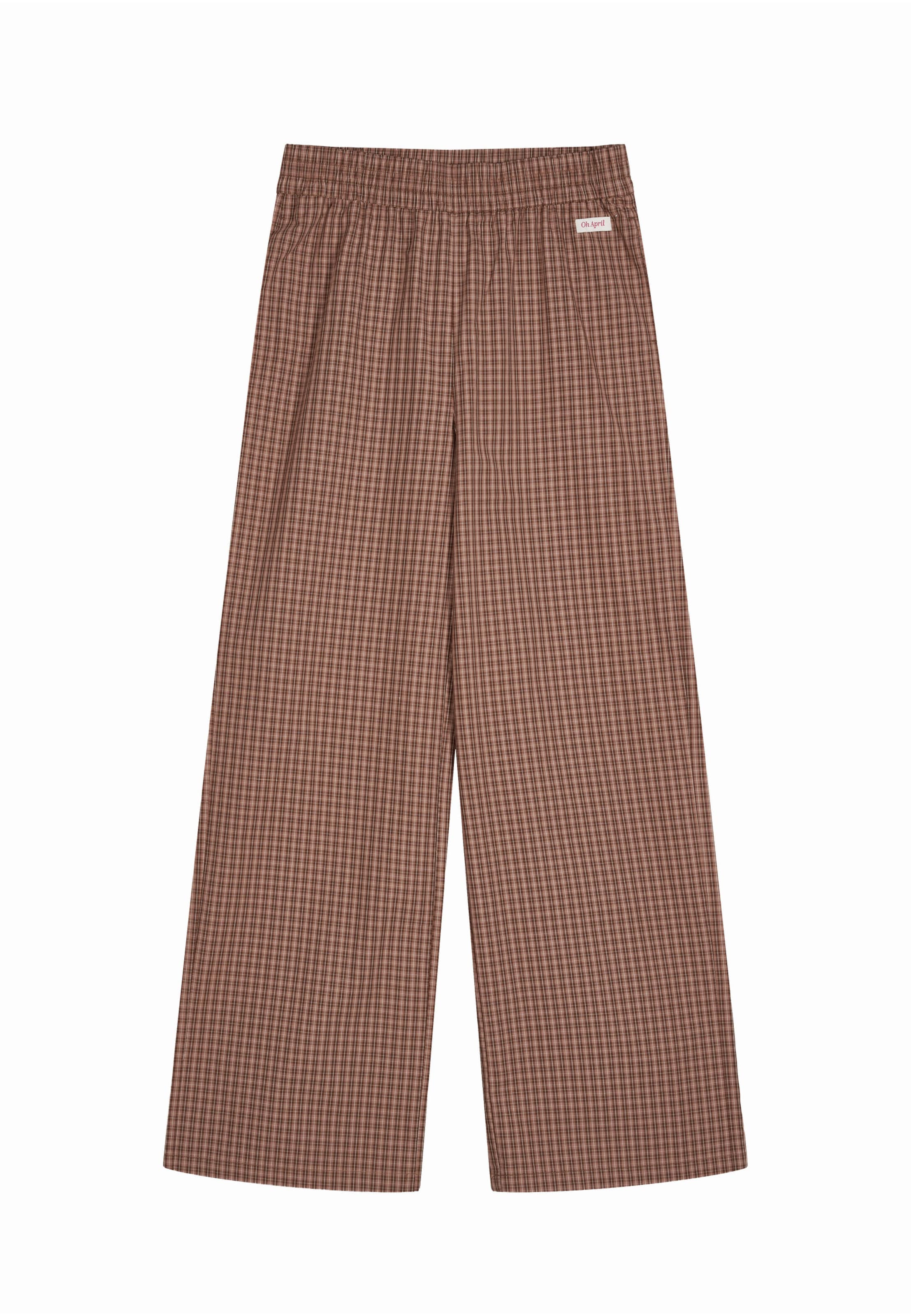 Wide Leg Pantalon OH APRIL en marron : devant