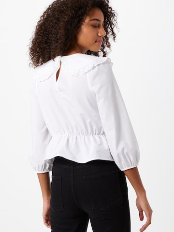 Miss Selfridge Bluse 'Poplin' i hvid