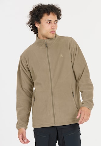 Whistler Fleecejacke 'Cocoon' in Braun: Vorderseite