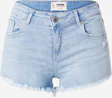 Coupe slim Jean Tally Weijl en bleu : devant