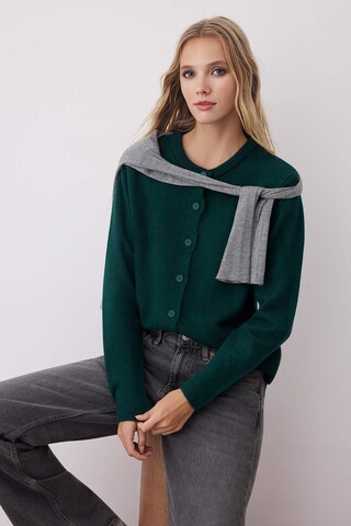 Trendyol Strickjacke in Grün: Vorderseite