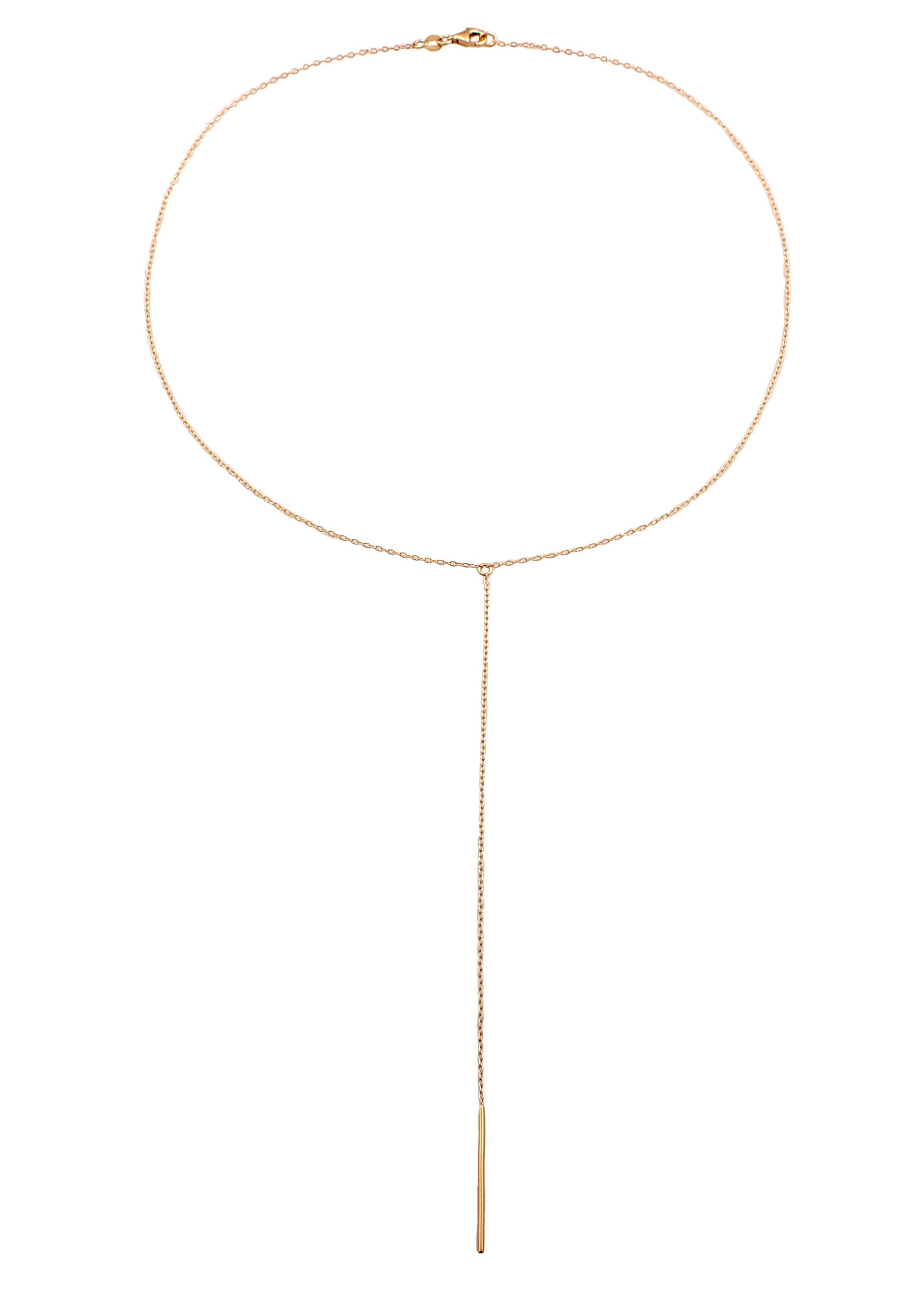 Chaîne ELLI en or : devant