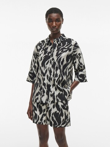 ROUGE EDIT Bluse i grå: forside