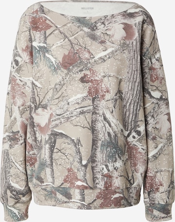 smėlio HOLLISTER Megztinis be užsegimo: priekis