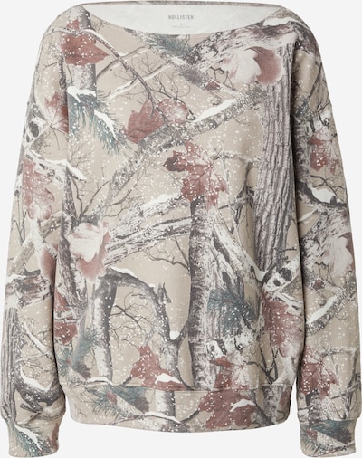 Megztinis be užsegimo iš HOLLISTER, spalva – šviesiai ruda / tamsiai ruda / tamsiai žalia / balta, Prekių apžvalga