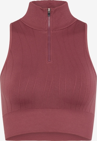 Born Living Yoga Sporttop ' Dandara ' in Roze: voorkant