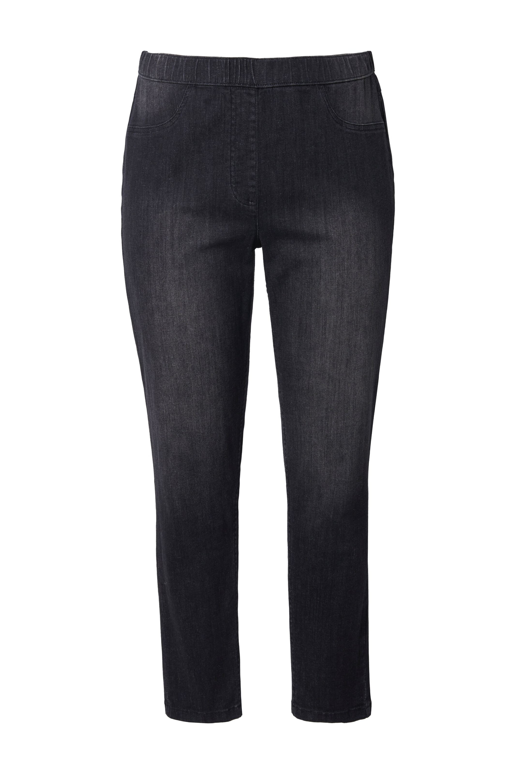 Angel of Style Skinny Jeggings in Schwarz: Vorderseite