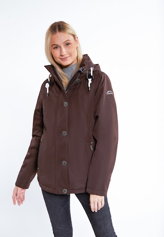 ICEBOUND Weatherproof jacket in Brown: front