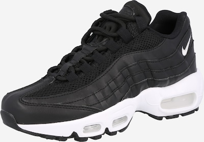 Nike Sportswear Zemie brīvā laika apavi 'Air Max 95', krāsa - melns / balts, Preces skats