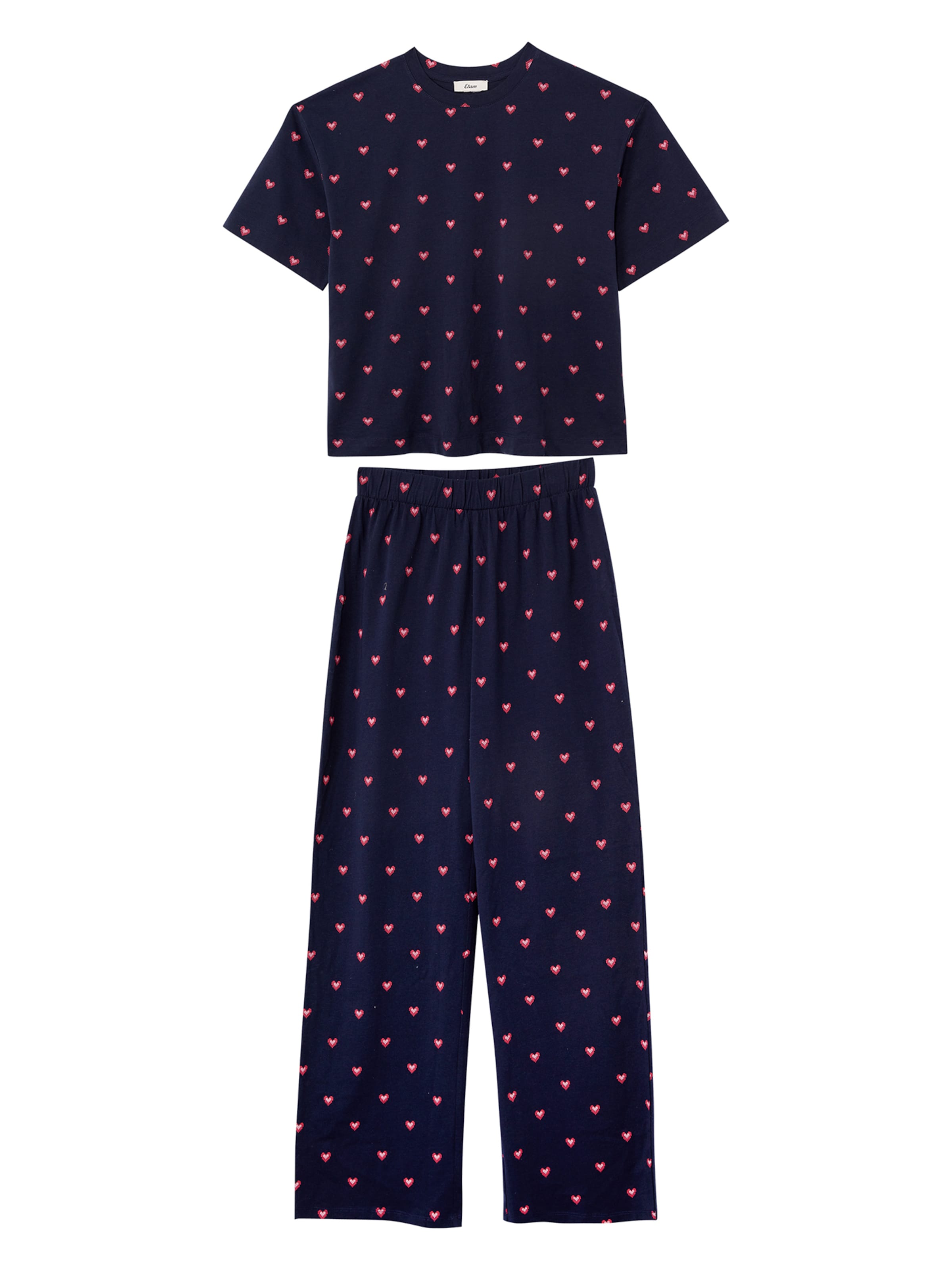 ETAM Pyjama in Blau: Vorderseite